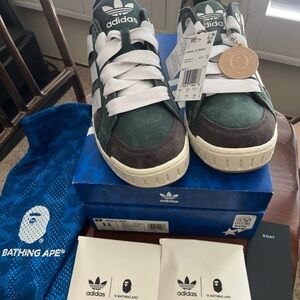 2024 Adidas x BAPE x NRTN 'Shadow Green' Size 11 NEW IN BOX!